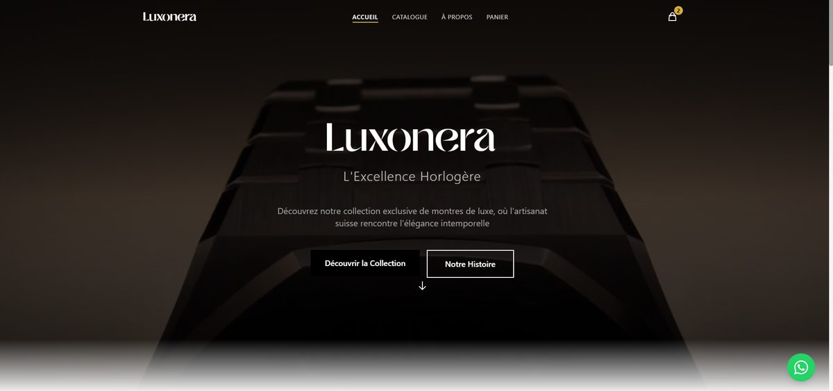 Luxonera platform interface